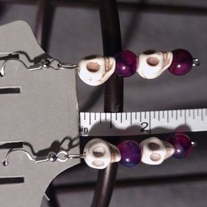 Skull earrings